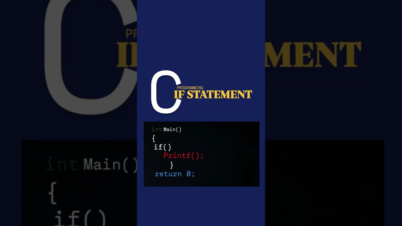Basic of c programing for beginners|if statement in c programing#cprogram#cprogramming #youtubeshort