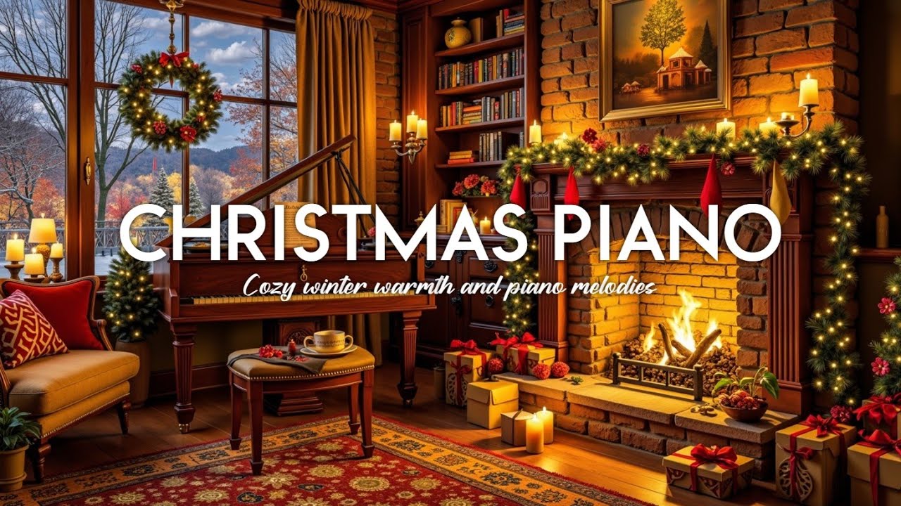 Relaxing Christmas Piano Music for a Cozy Winter Wonderland 2026 ...