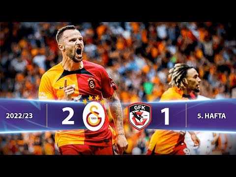 Galatasaray - Gaziantep FK (2-1) Highlights/Özet | Spor Toto Süper Lig - 2022/23