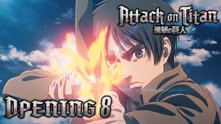 Download lagu Attack on Titan | Opening 8 - Saigo no Kyojin | 4K Creditless