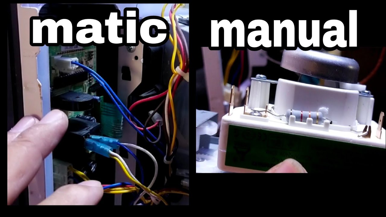 IMAFLIX microwave oven digital convert to manual YouTube