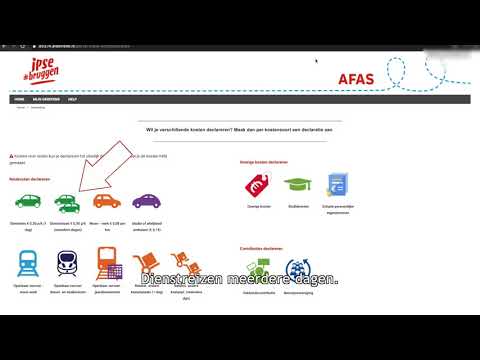 Declareren in AFAS tutorial #1