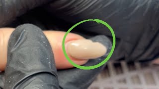 Come and repair this acrygel nail with me. Tutorial for beginners