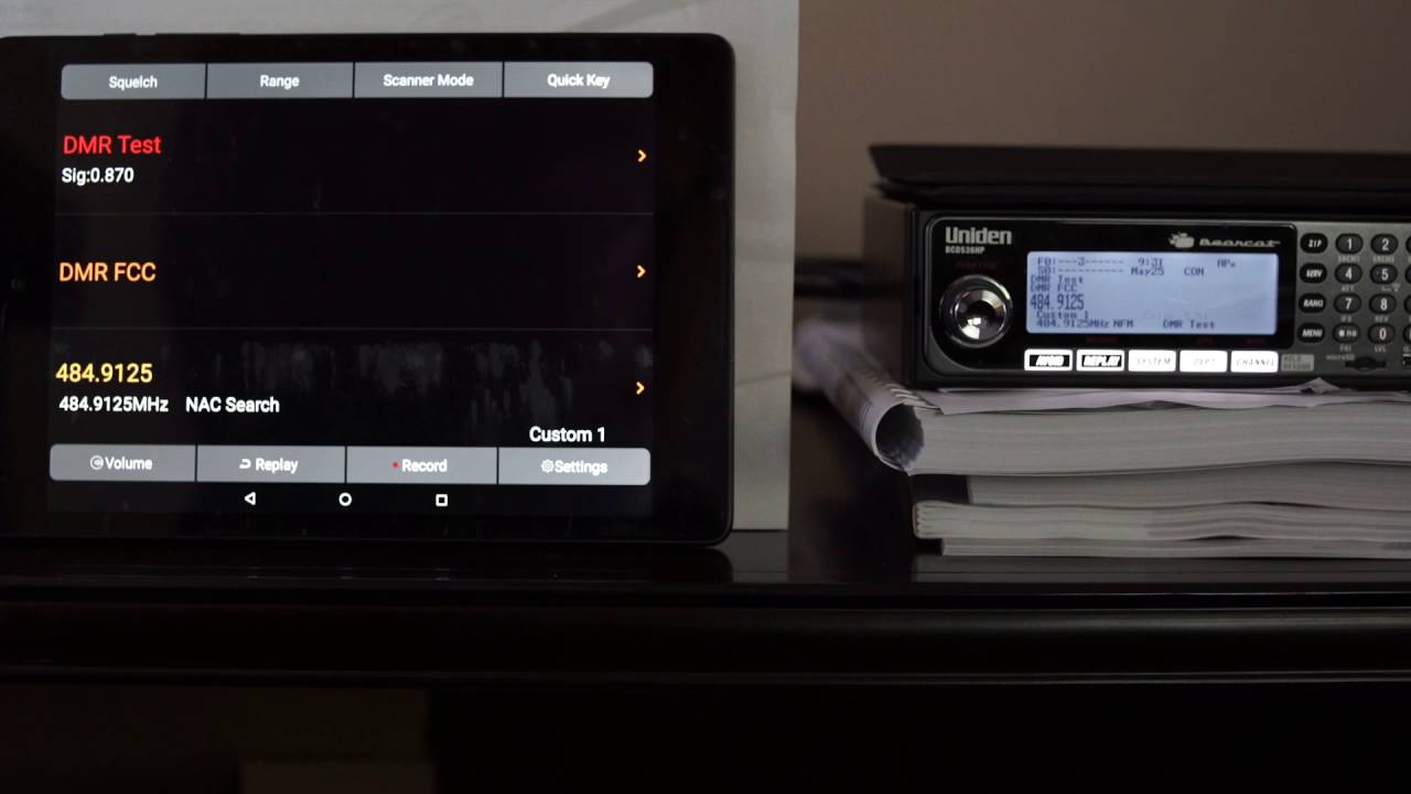 DMR on BCD535HP and early Android Siren