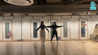 20220110 Hyunjin & Choerry Live dancing to f(x) - 4 walls