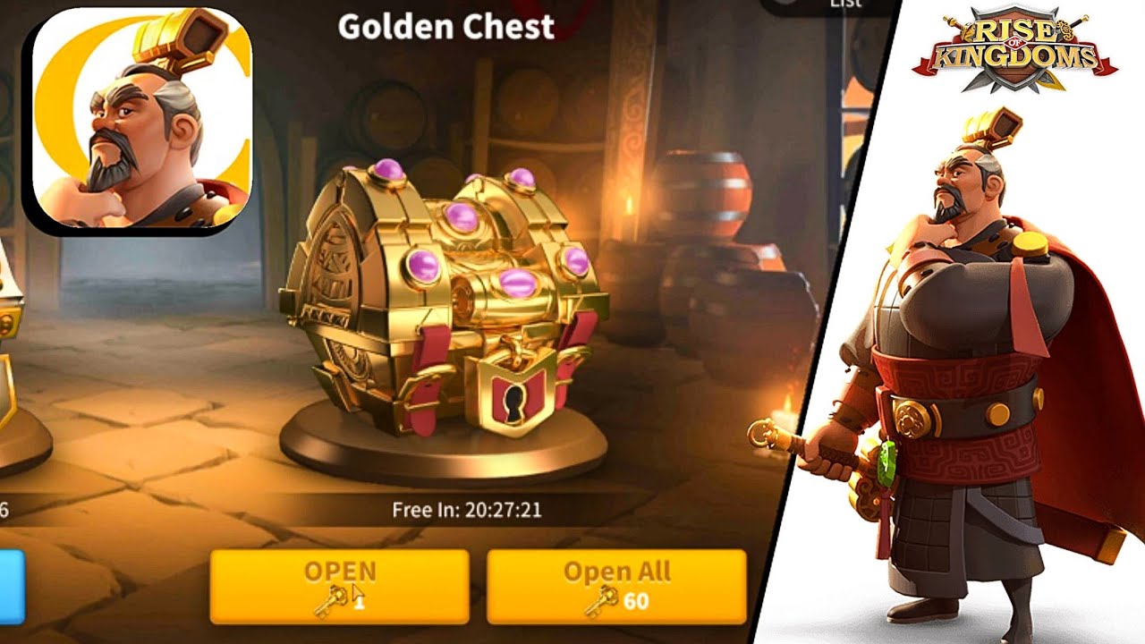 200 vs 132 golden chest opening : r/RiseofKingdoms