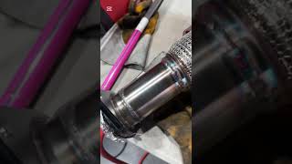 Turbo CRX Downpipe ✅ #turbo #fabrication #honda #b18c #welding #automobile #jdm #custom #cars