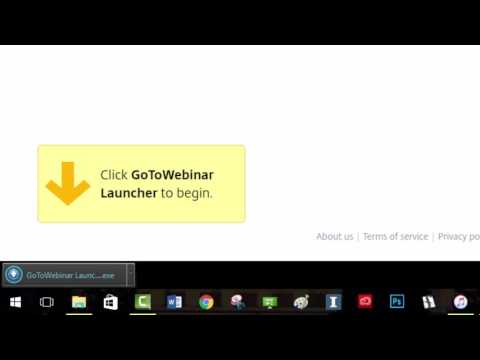 GoToWebinar First Time Join Windows 10 - Quick Tip