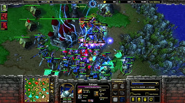 Orc Lightning Shield Abuse - Warcraft 3