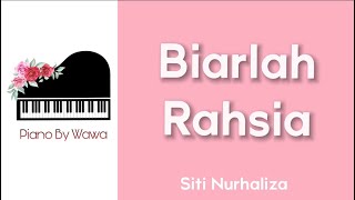 Biarlah Rahsia - Siti Nurhaliza (Piano Karaoke Original Key)