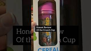 honest product review 🤔 The Crunch cup 🥤 #cerealcup #crunchcup #review #reviews #productreview