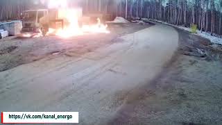 видео: Водитель манипулятора задел действующую ЛЭП картинка: Водитель манипулятора задел действующую ЛЭП