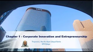 Chapter 1 - Corporate Innovation and Entrepreneurship
