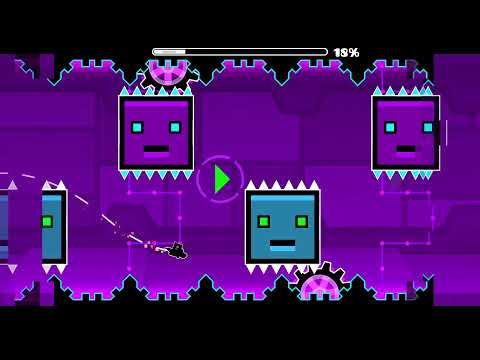 Deadlocked gameplay perfectly syncing with Sonic Blaster soundtrack | Geometry Dash