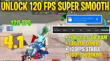 Bgmi lag Fix config 4.1 👑 Super smooth +90fps+120fps config 🌟bgmi+pubg+kr- pubg lag fix config