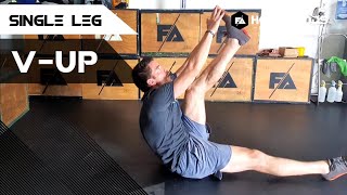 Single Leg V-Ups