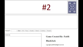 MEMBUAT GAME BLACKJACK DENGAN JAVASCRIPT PART2 [INDONESIA]