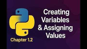 Python Creating Variables & Assigning Values Chapter1[section 1.2]