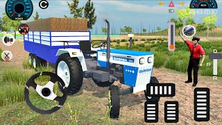 Real Tractor Games 2026 - Swaraaj 4x4 Cargo Transport Tractor Driving Games - Android GamePlay screenshot 2