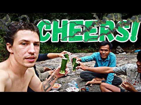 Getting Drunk Deep in the Jungle | Rice wine, Whiskey & Bamboo Soup