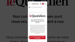 Lavoie V.S. QuebecOr - le quotidien censure et respecte ma mise en demeure a condition de payer