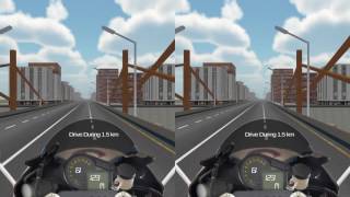 VR Highway Speed ​​Moto Rider | Android Cardboard 360 screenshot 5