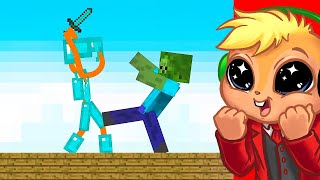 Reacting STICK FIGHT MINECRAFT ANIMATIONS to the best.