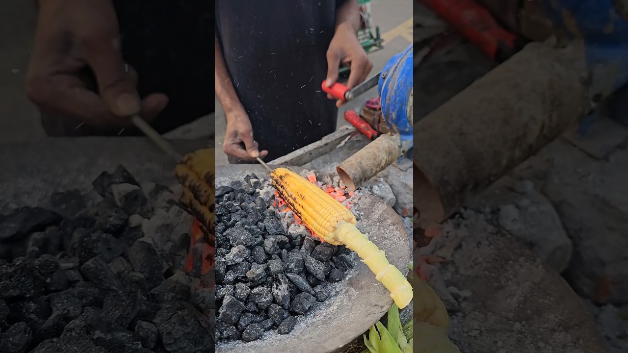 Incredible! Spicy Grilled Corn on Street