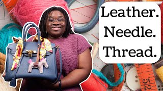 I Made a Birkin Bag by Hand! | Babylon Leather Kit Review