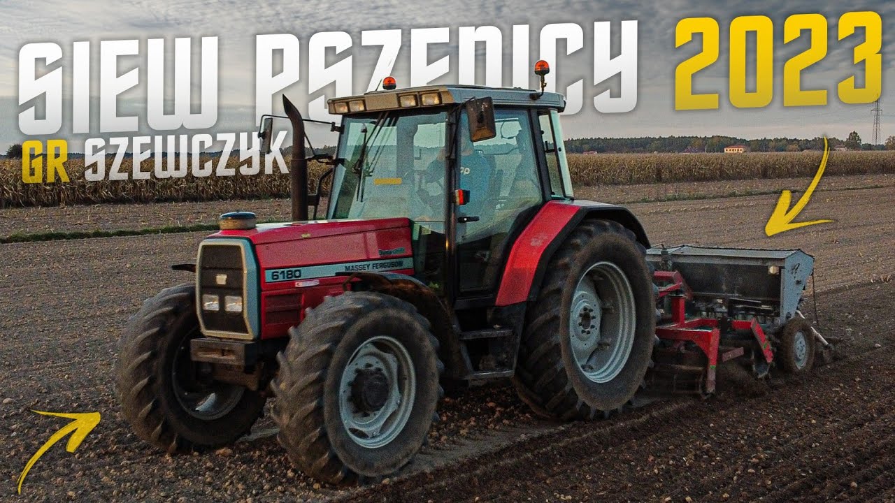 ☆Massey Na Dwa Koła!?☆Jesień 2023!☆Czyli Siew Pszenicy 2023 W Gr Szewczyk!☆Massey Ferguson 6180☆