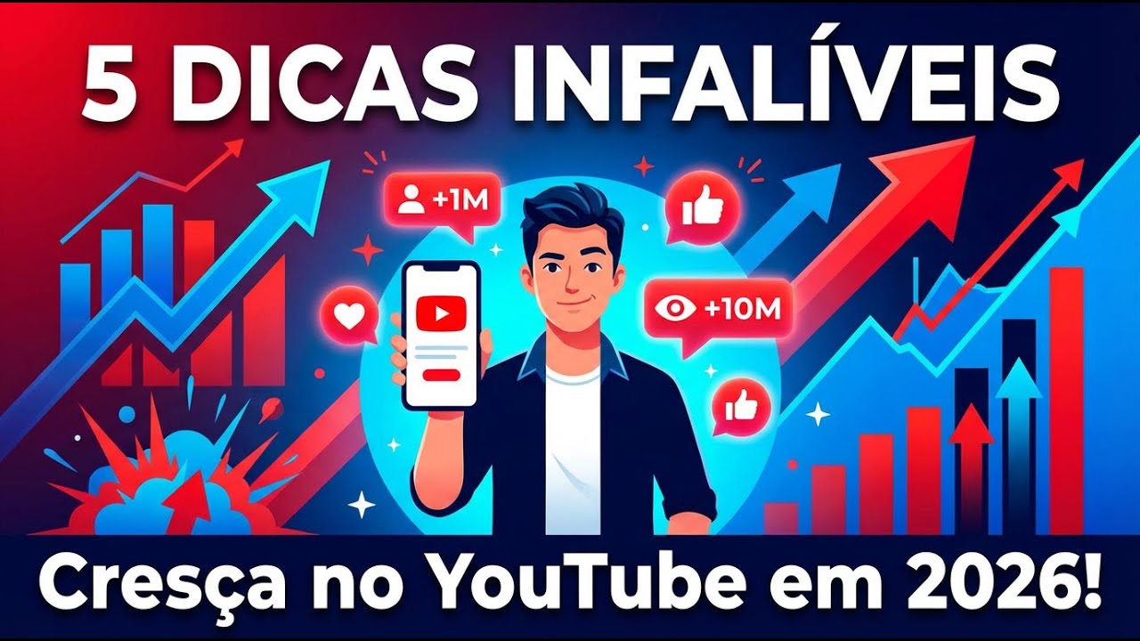 5 Dicas para Crescer no Youtube em 2026 - YouTube