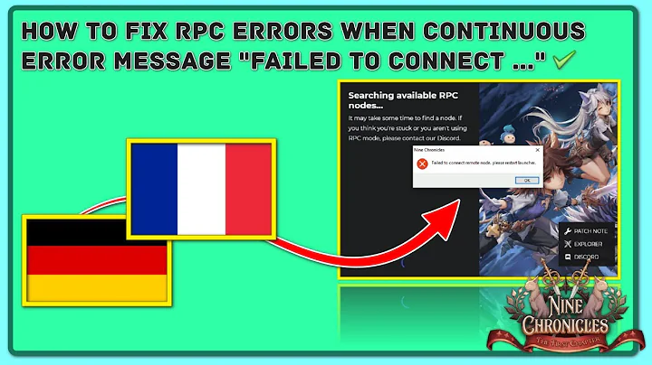 [outdated] How to Fix Rpc Errors ¦ Nine Chronicles