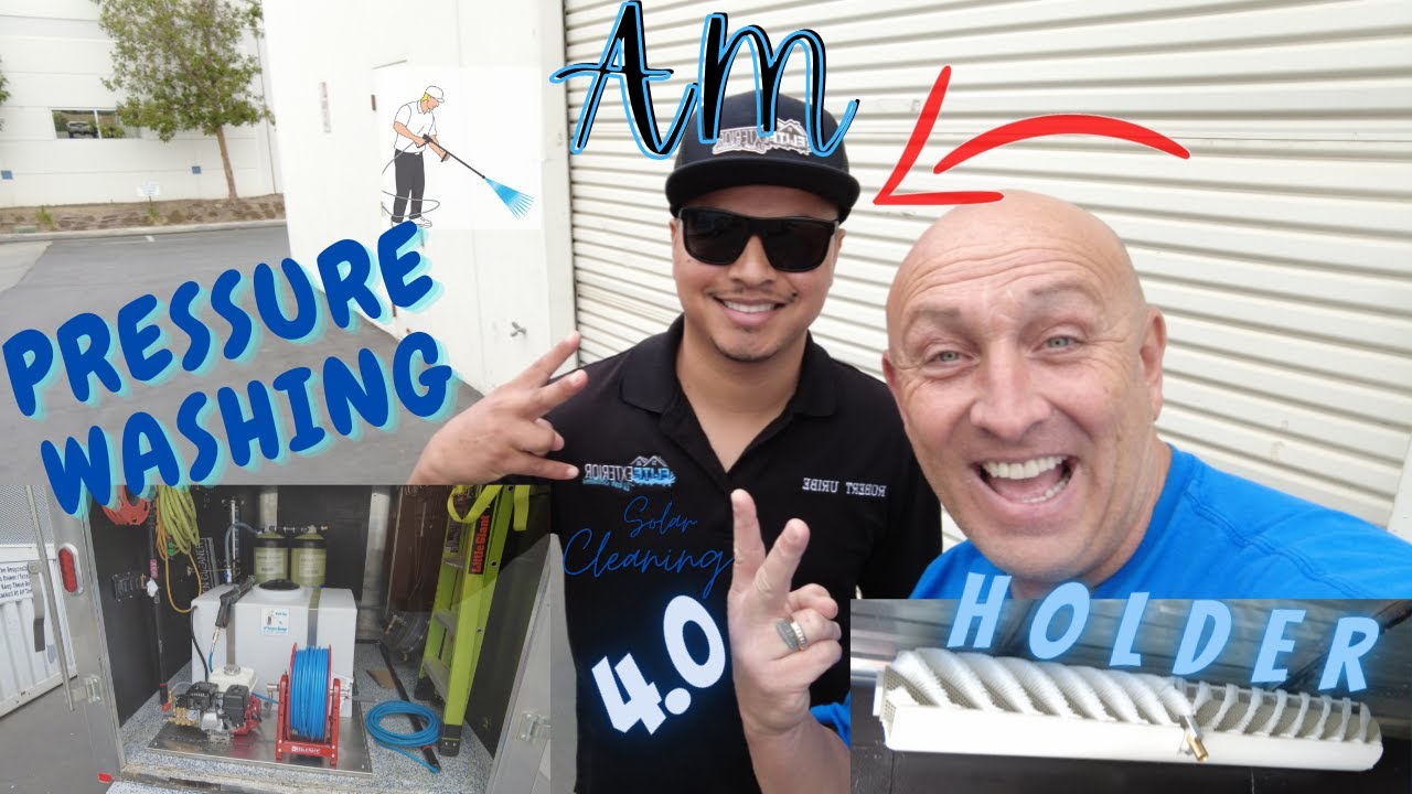 "SOLAR PANEL CLEANING" 4.0 Skid + Holder Installation