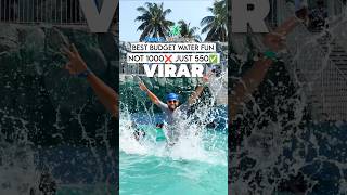 ₹550 Water Park in Virar with Food 😱💦 | Aqua Palace Mini Vlog #waterpark #waterslide #fun