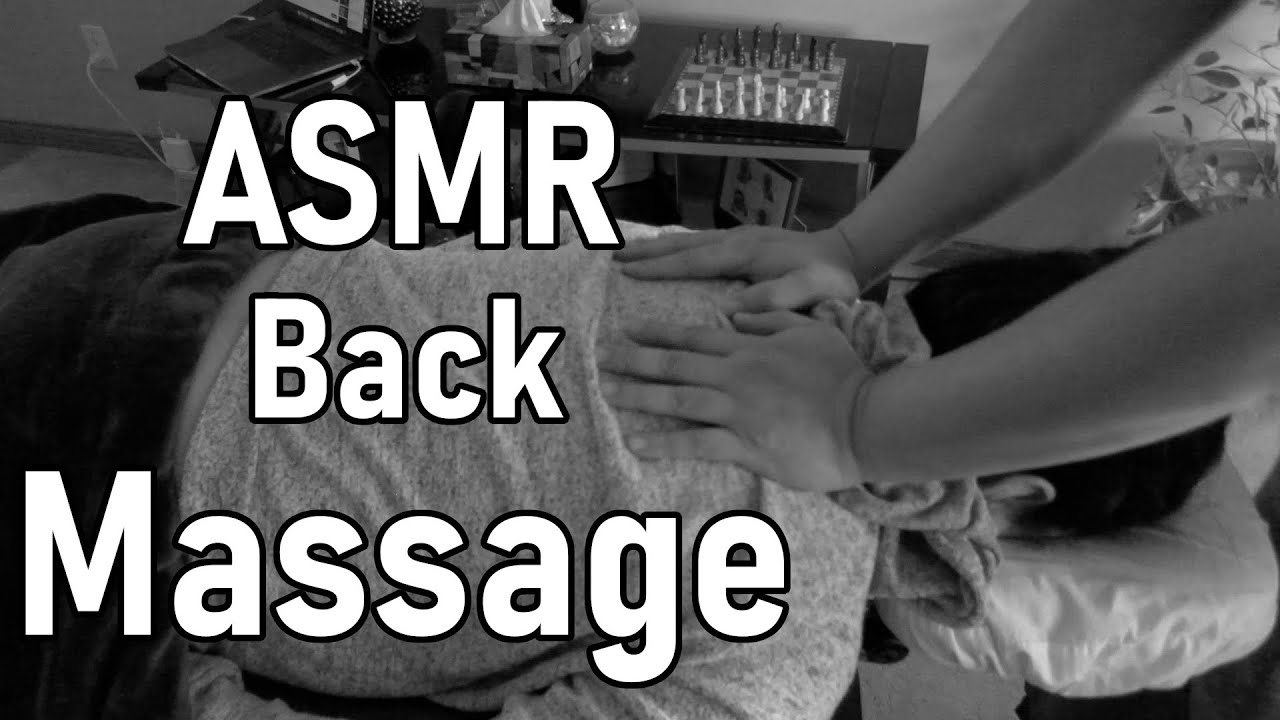 ASMR Therapeutic back massage with gentle rocking and scalp treatment
