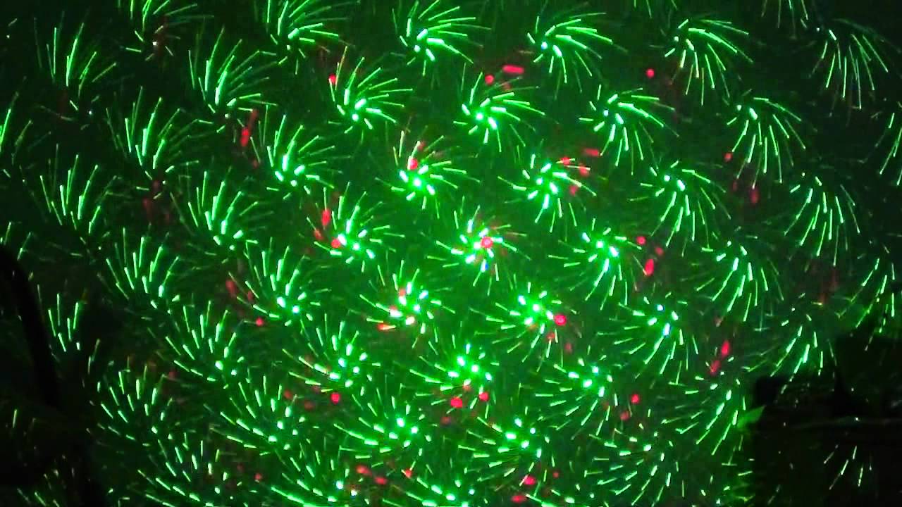 Green and Red Mini Laser Stage Show Lighting Multi Pattern Projector p.1