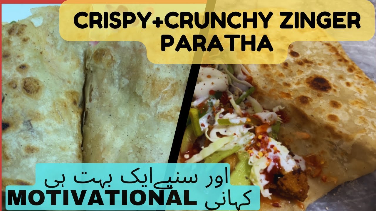 Crispy Zinger Paratha Roll | KFC style zinger Paratha Roll | Homemade Zinger Roll