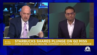 Starbucks CEO on Q2 miss: Didn't communicate the value we provide in a more aggressive manner