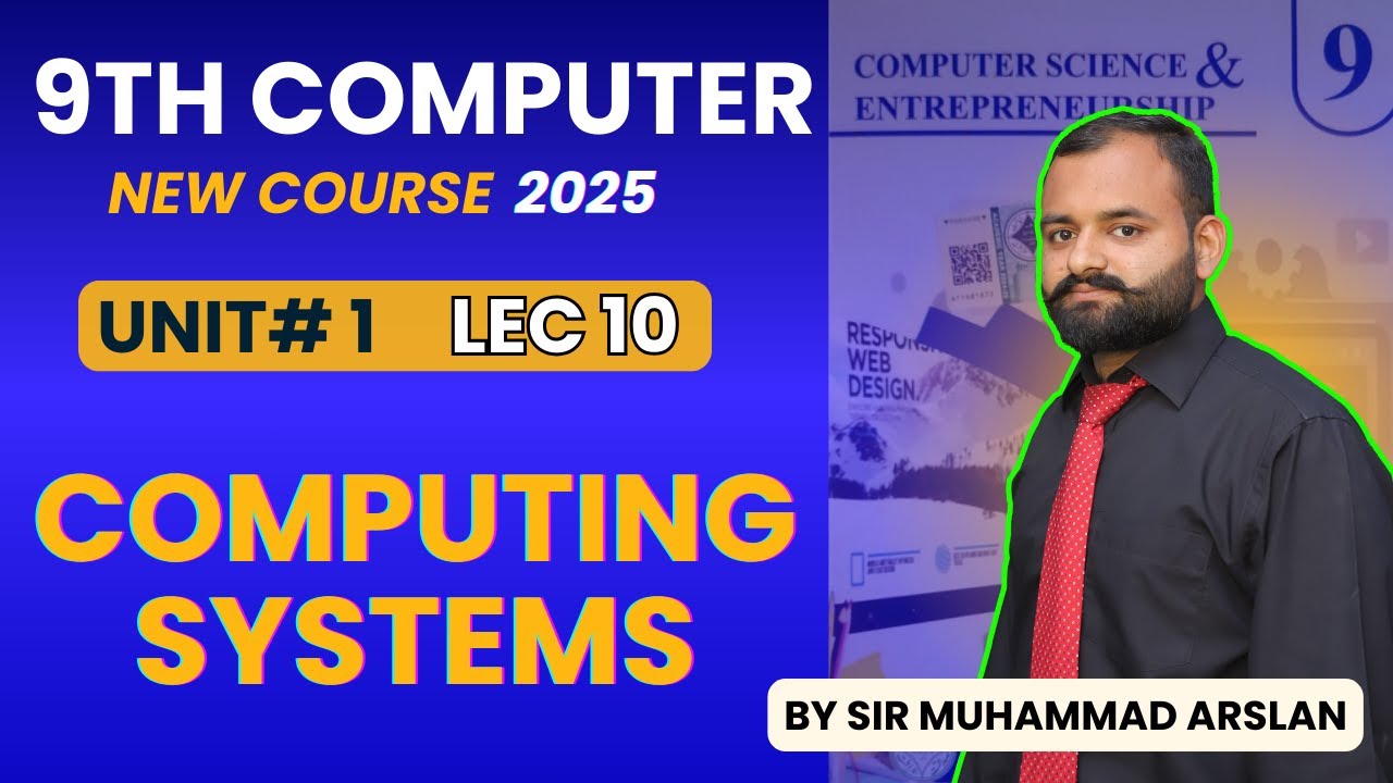 Computing Systems | Types of Computing system | Chapter 1 | 9th Class ...