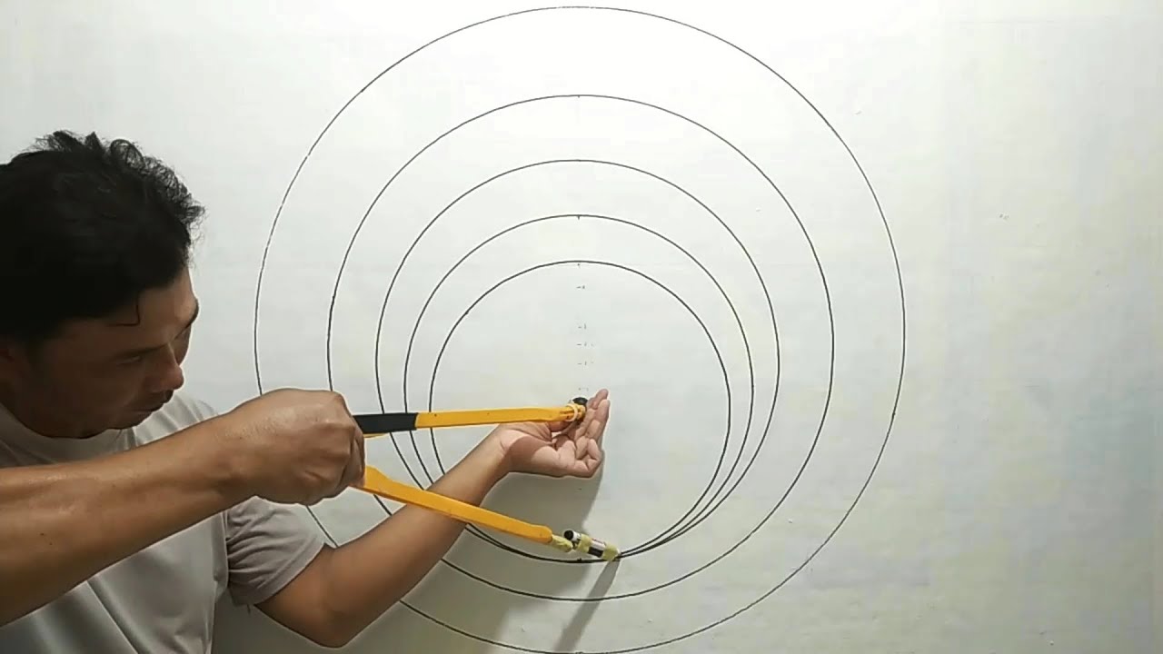 Optical illusion 3D wall painting || NEW wall art decoration || Gambar terowongan 3D
