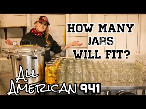 How many Jars will fit in the All American 941?