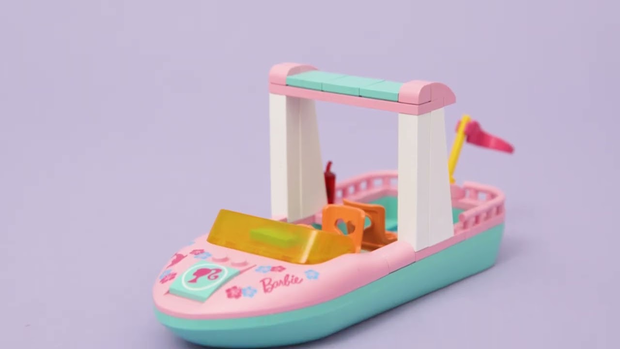 Mega Construx Barbie Barbie Color Reveal Dolphin Exploration