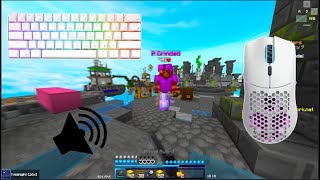 Thocky Keyboard + Mouse Sounds ASMR | PIkaNetwork Bedwars