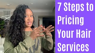 How to price your hair services if you