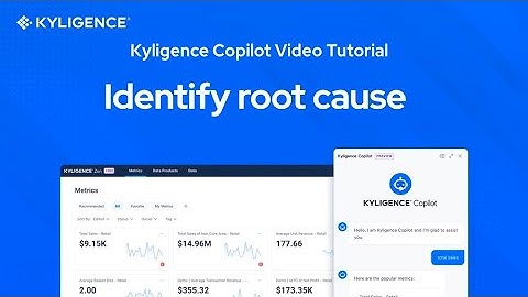 Automated Insights: Root Cause Analysis with Kyligence Copilot