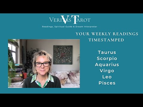 WEEKLY TAROT READING Taurus Scorpio Aquarius Virgo Leo Pisces #horoscope #starsigns #oracle