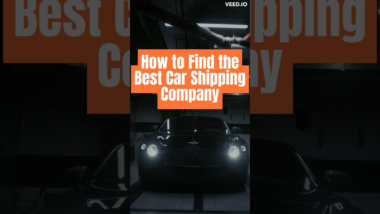 How to Find the Best Car Shipping Company? YouTube