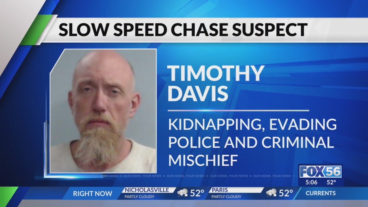 Slow speed chase suspect - YouTube