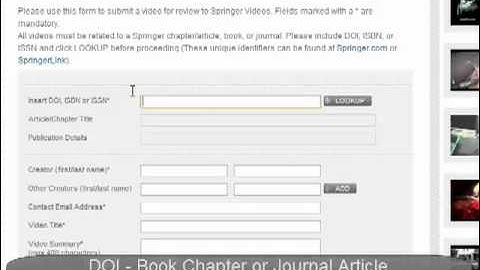 Videos.Springer.com - Video Submission Guide