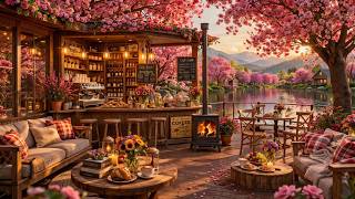 Tranquil Cherry Blossom Café Jazz 🌸 Soft Spring Morning Coffee Ambience for Peaceful Focus screenshot 5